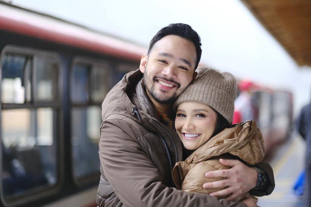 Ayda Jebat bersama suaminya, Nabil Mahir - Gambar Fail