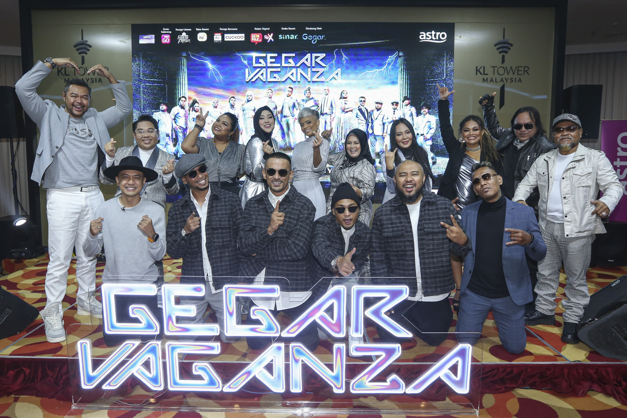 Barisan peserta Gegar Vaganza 9. - Gambar ihsan Astro/AzrulRafie
