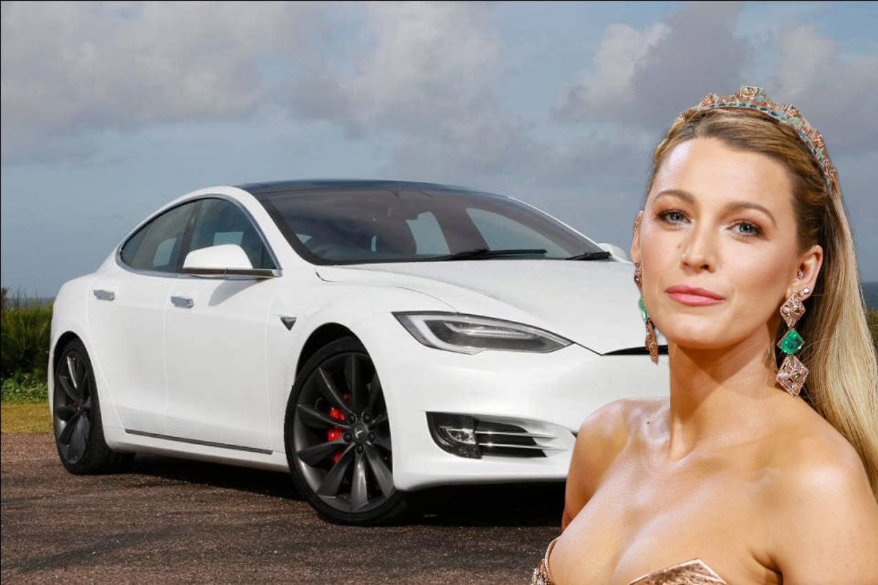 Blake Lively dan suaminya Ryan Reynolds masing-masing memiliki Tesla mereka sendiri - gambar evtopspeed.com