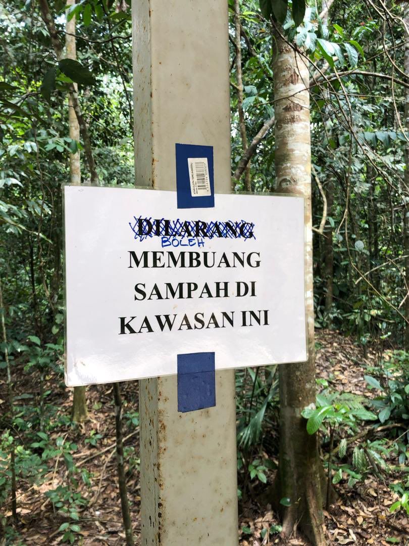 Aktiviti vandalisme turut dikesan berlaku di 'Blue Lagoon' - gambar X