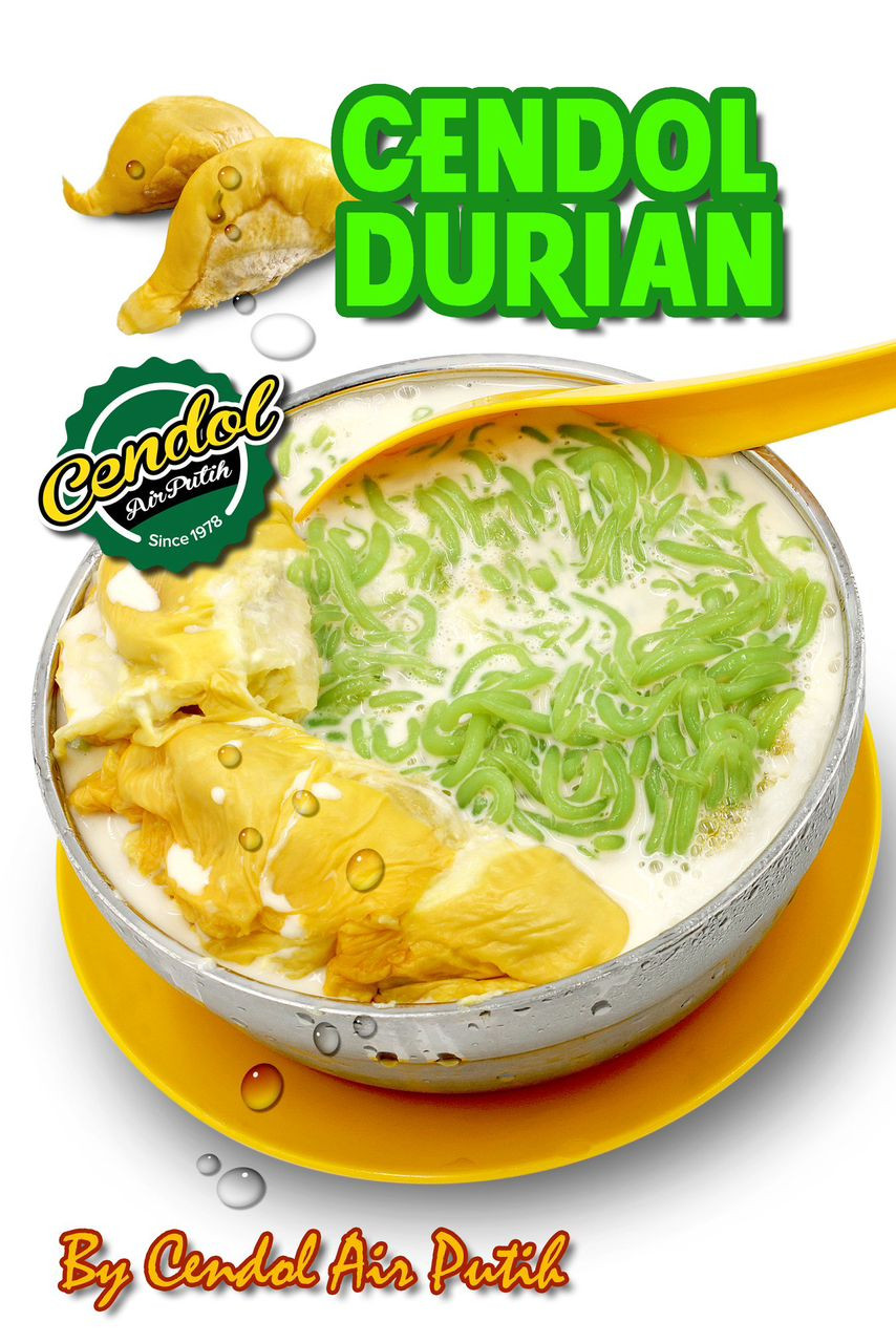 Jika sudah penat berjalan, basahkan tekak dengan keenakan Cendol Durian Air Putih ini - gambar Facebook