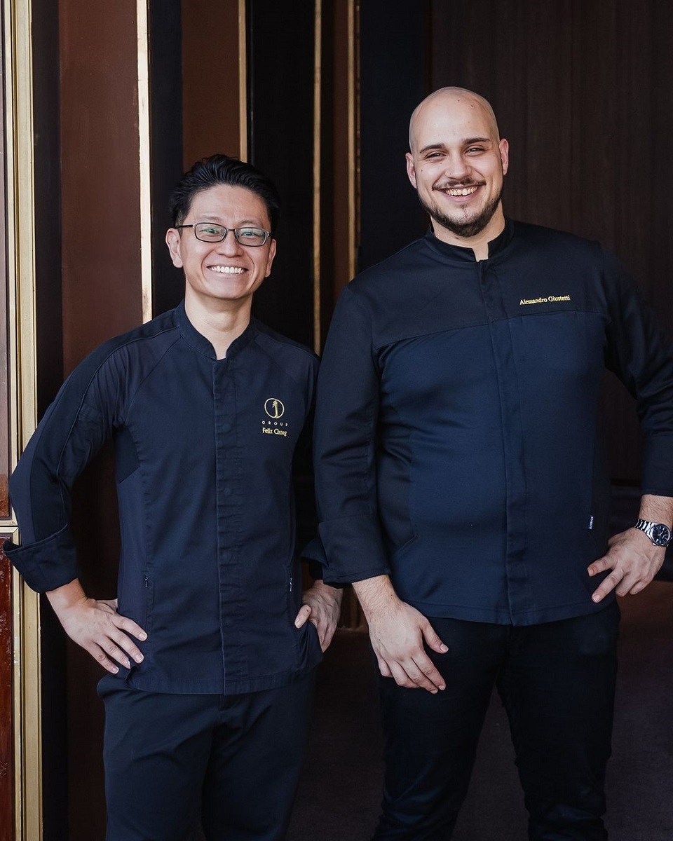 Cef Felix Chong dan Cef De Cuisine Alessandro Giustetti