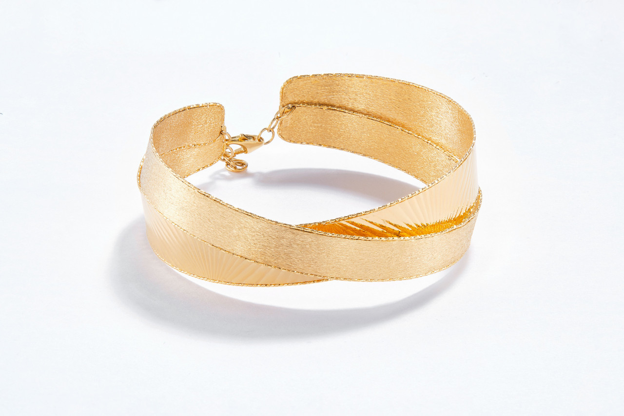 Gelang Cleopatra dari koleksi Oro Italia 916