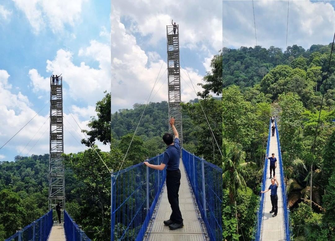 Boleh singgah di Sky Walk untuk menikmati pemandangan alam - gambar @frimkepong