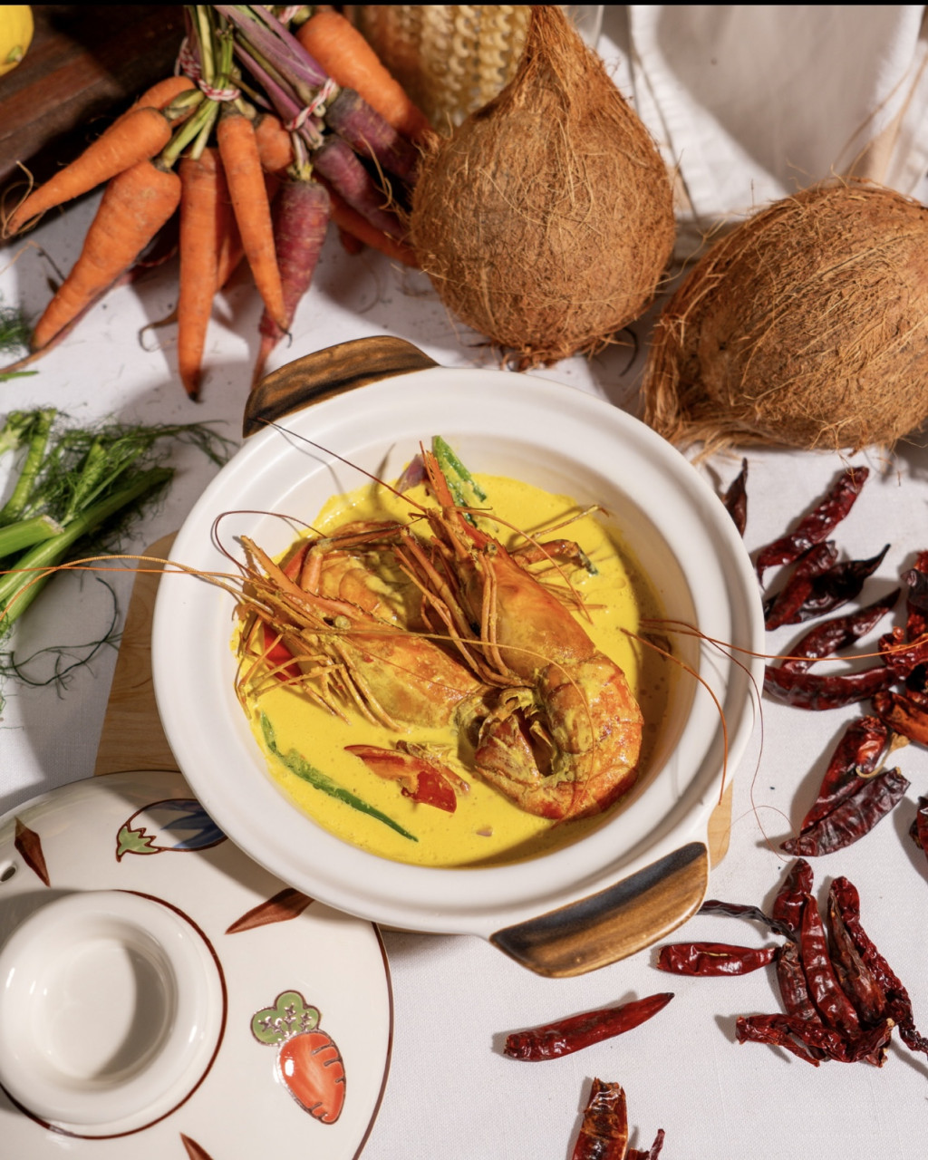 Masak Lemak Udang Galah Pucuk Paku oleh Cef Ayub