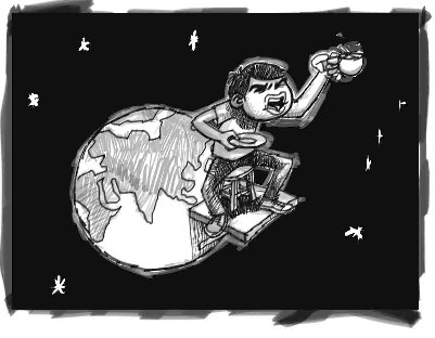 Lakaran komik grafik ‘28 Hari: Jurnal Rock n’ Roll’ oleh Tembakau