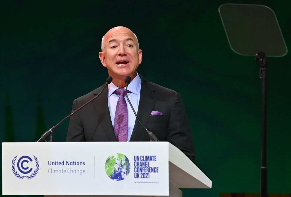 Jeff Bezos - Gambar AFP