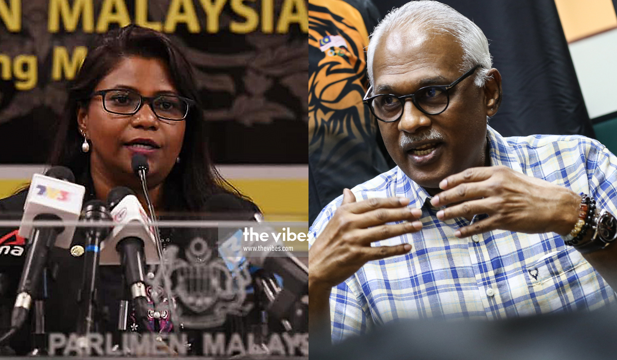 Kasthuri Patto (kiri) dan Charles Santiago