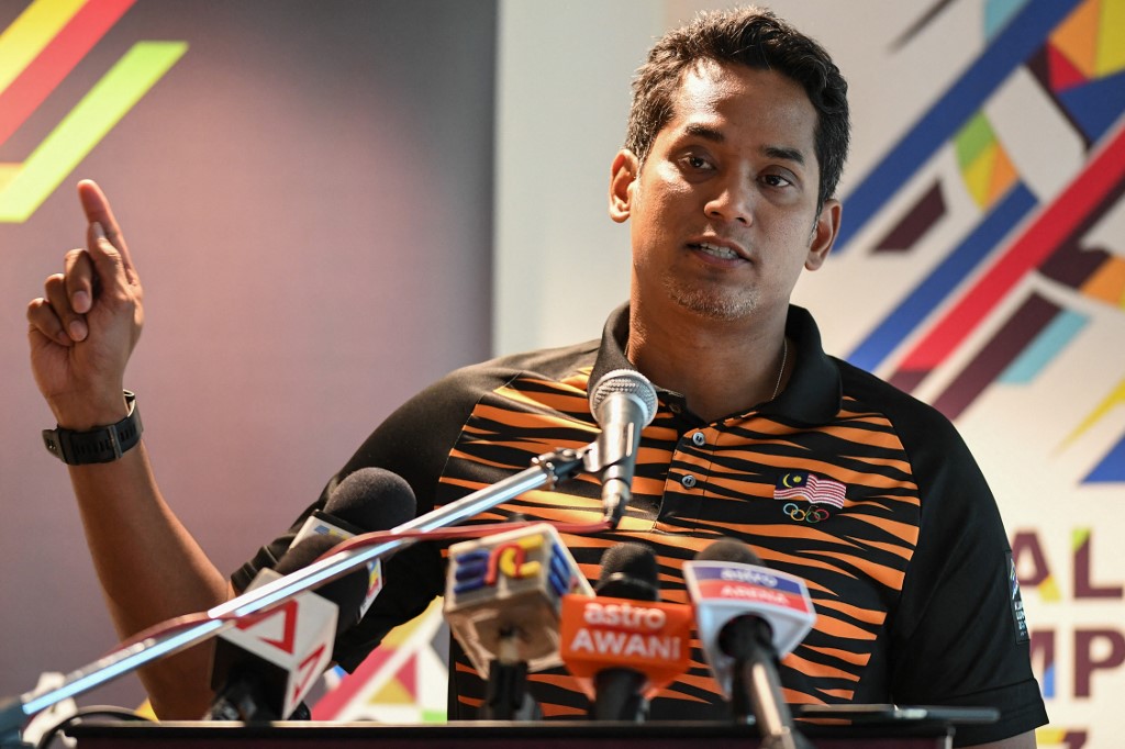 Khairy Jamaluddin ketika menjadi Menteri Belia dan Sukan. - Gambar AFP