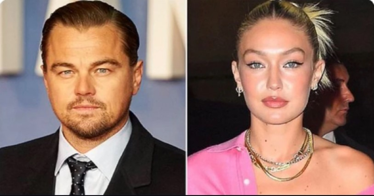 Leonardo DiCaprio dan Gigi Hadid. - Gambar dari dailymail.co.uk