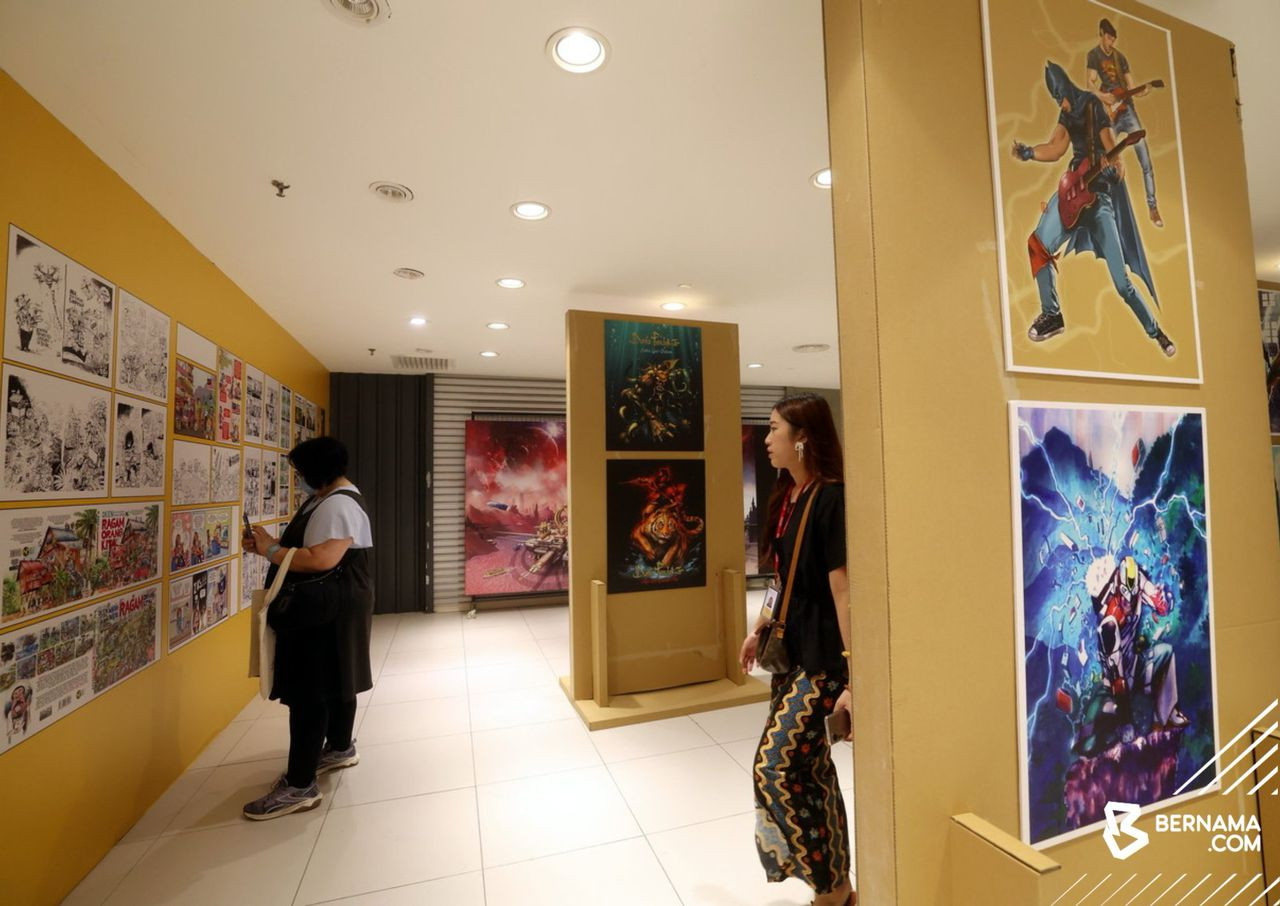 Pameran Kartun 'Seiring Sejalan' menghimpunkan kartun mengenai perpaduan masyarakat Malaysia