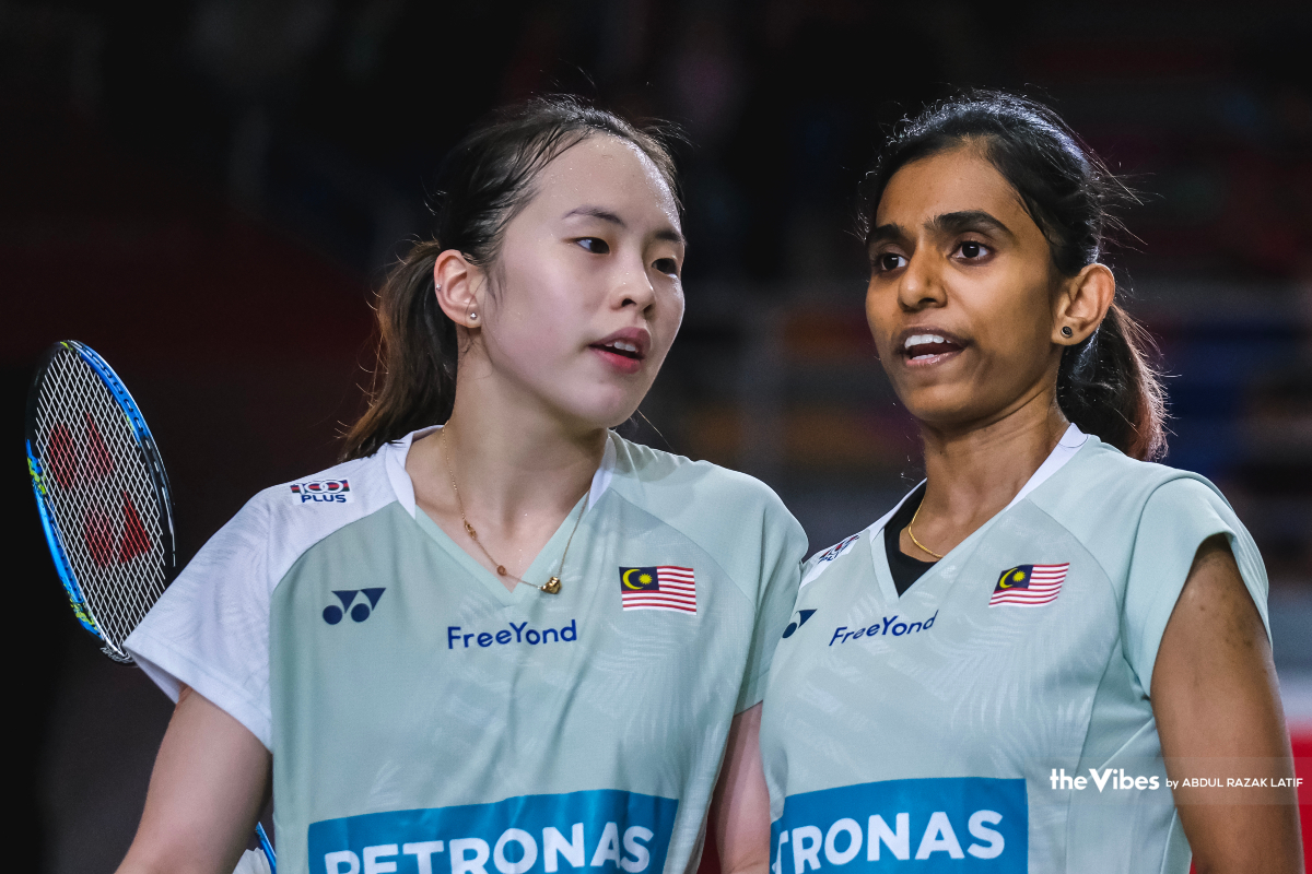 Beregu wanita negaram Pearly Tan-M. Thinaah. – Gambar fail