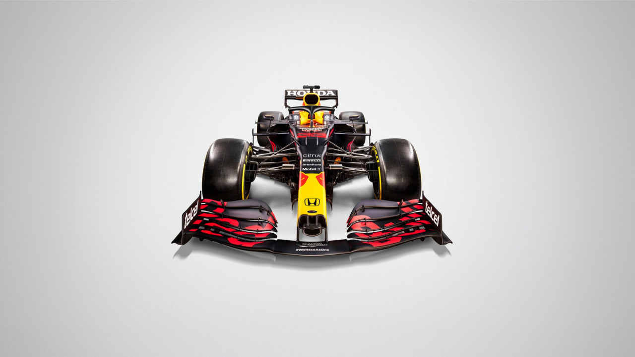 RB16B akan terus menggunakan enjin daripada pengeluar Jepun Honda. - Gambar dari Twitter Red Bull