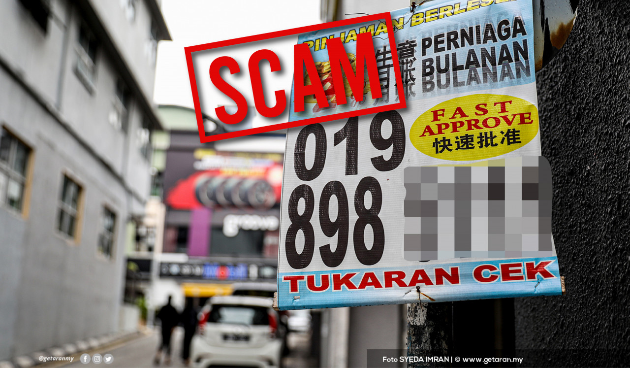 Selain Macau Scam dan ‘love scam’, aktiviti jenayah siber yang aktif menjerat mangsa ialah sindiket pinjaman tidak wujud dan ah long. 
