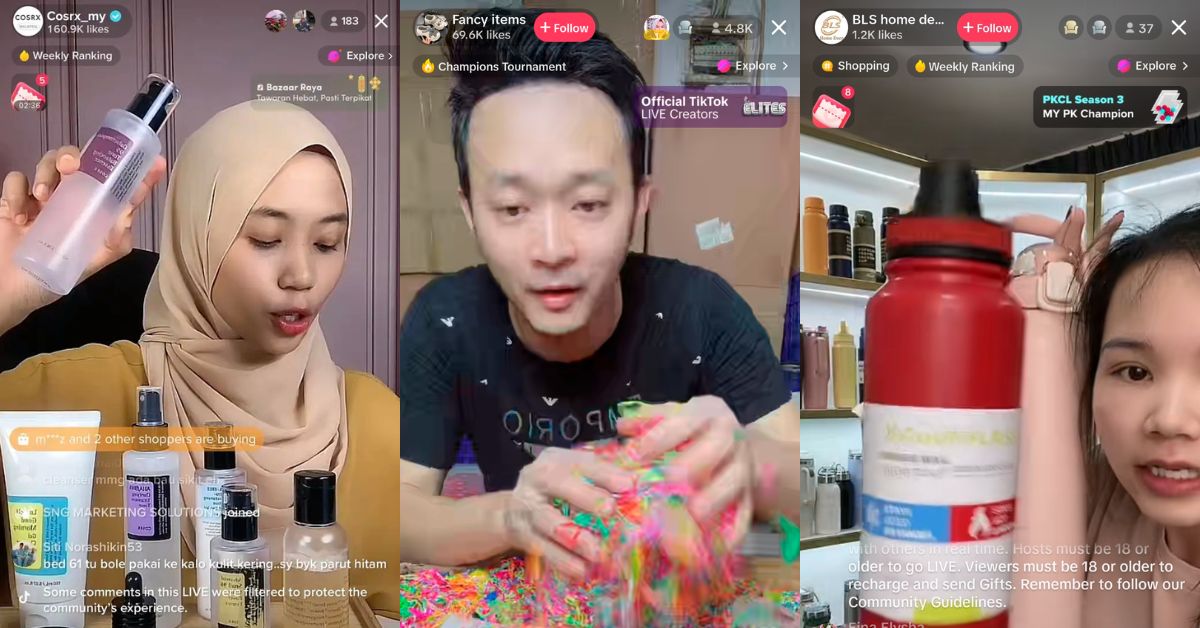 Contoh jual beli yang berlangsung di platform TikTok