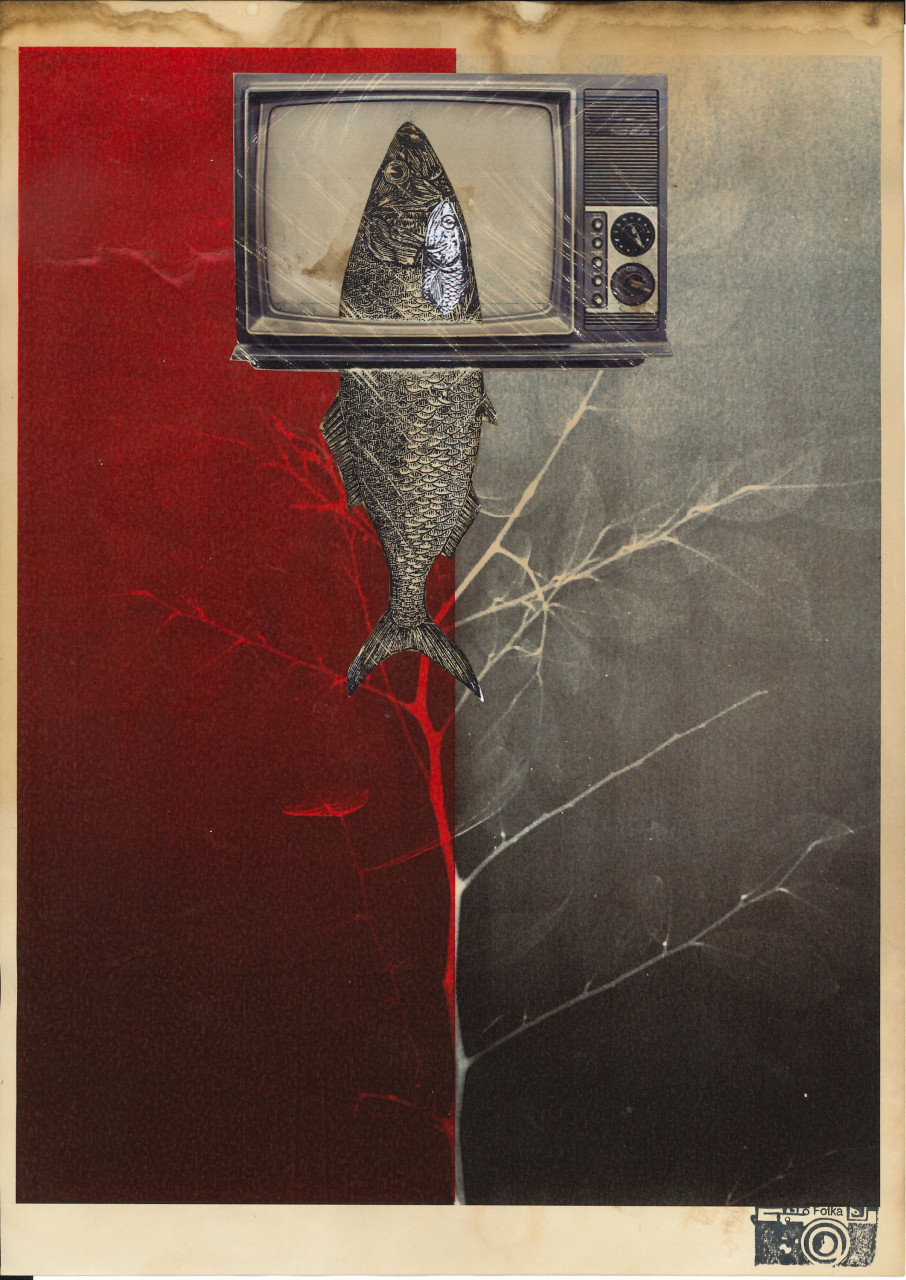 Antara karya yang dipamerkan dari siri ‘The Memoirs of Panopticon Brotherhood’. - Gambar ihsan Azlan Mam