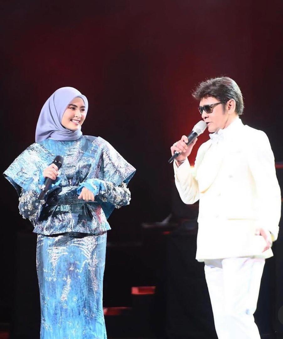 Wany Hasrita dan Datuk Jamal Abdillah. gambar Instagram Wany Hasrita