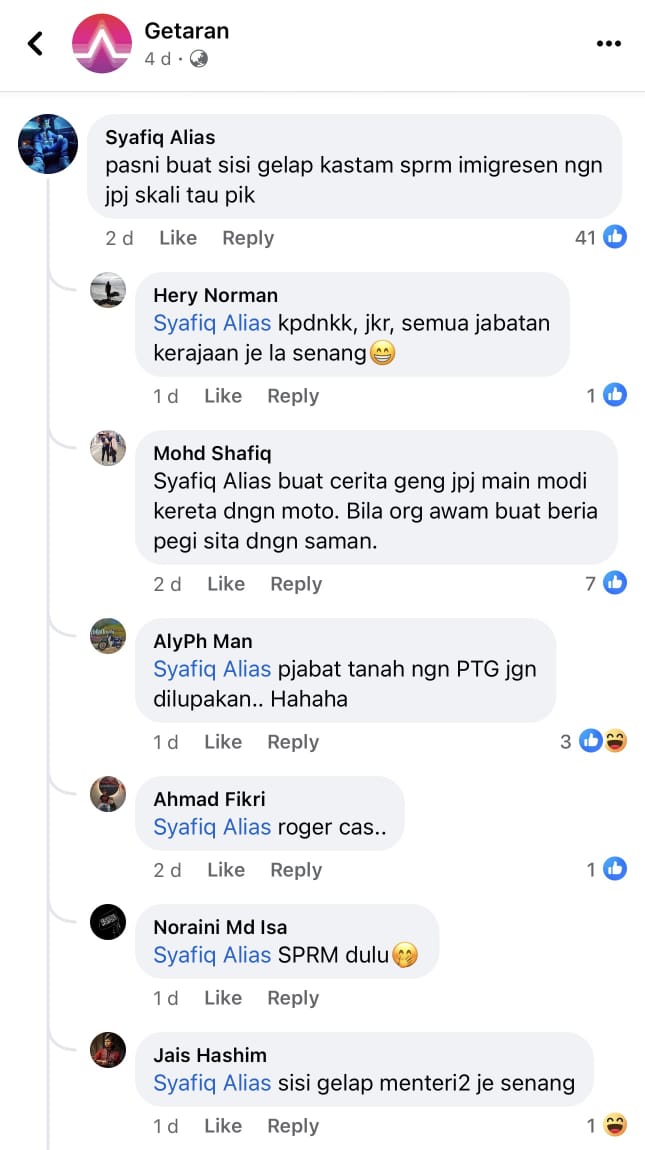 Cadangan netizen untuk filem Syafiq Yusof akan datang.
