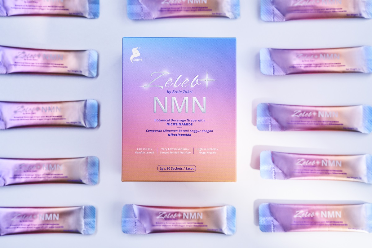Zeleb+ NMN merupakan suplemen yang diuji secara saintifik, dirumus dengan 99% NMN (nicotinamide mononucleotide) tulen untuk meningkatkan tahap tenaga dengan berkesan. – Gambar Zeleb+ NMN