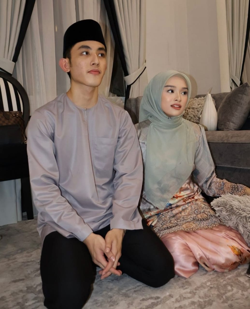 Marissa Dania dan suaminya, Aslam