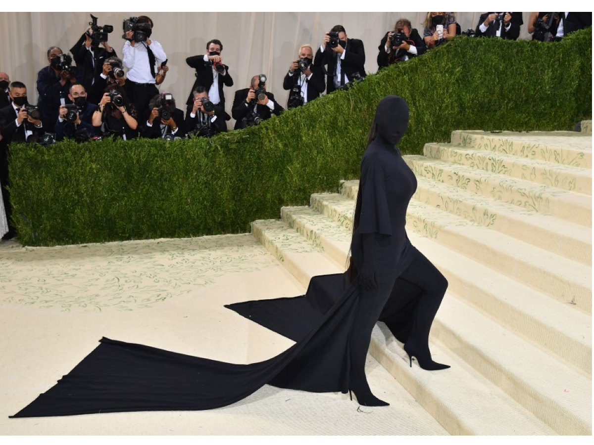 Kim Kardashian di acara MET Gala tahun lalu. Gambar Fail