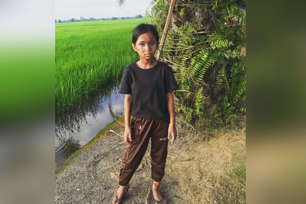 Pelakon kanak-kanak, Puteri Rafasya. Gambar Fail