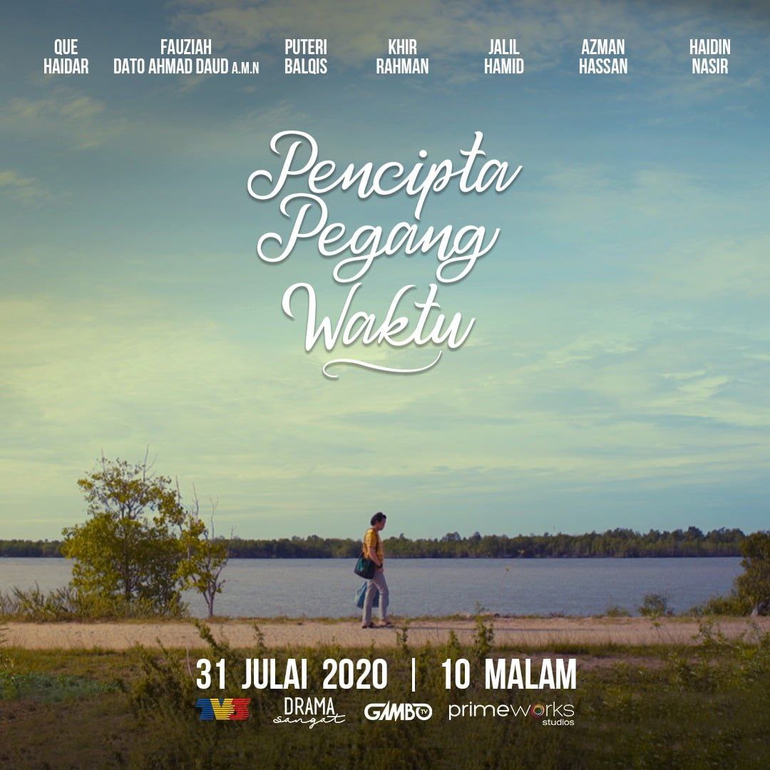 Poster telefilem Pencipta Pegang Waktu - gambar NSTP dan Facebook