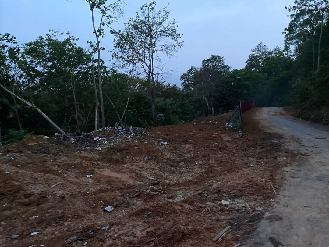Lokasi kawasan pembuangan sampah yang sudah dibersihkan. gambar media sosial